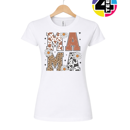 Mama Patchwork Floral Women's Tee