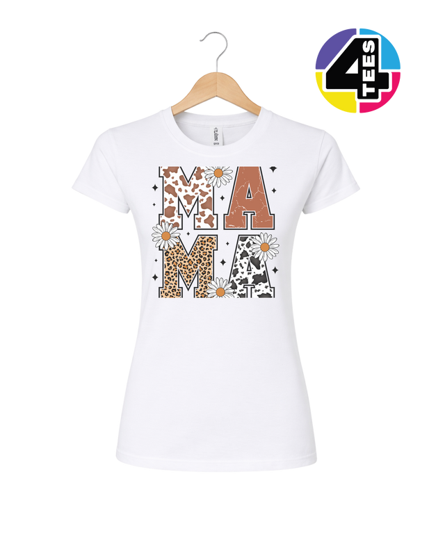 Mama Patchwork Floral Women's Tee