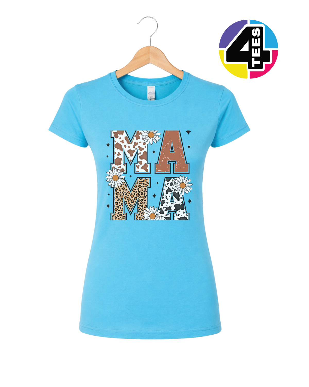 Mama Patchwork Floral Women's Tee