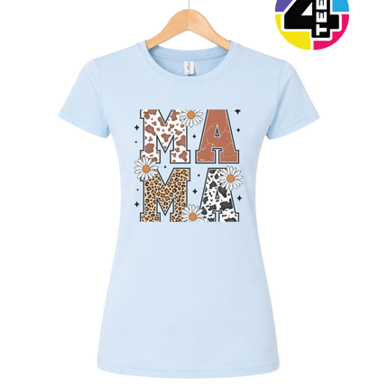 Mama Patchwork Floral Women's Tee