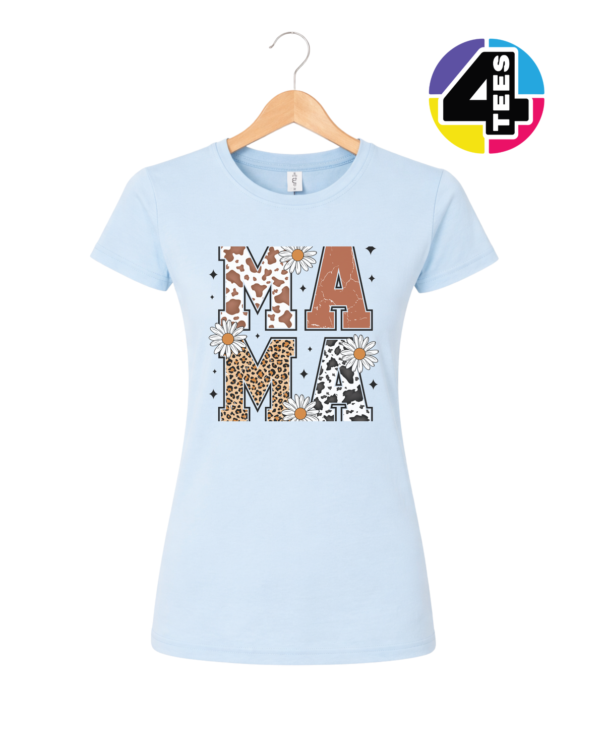 Mama Patchwork Floral Women's Tee