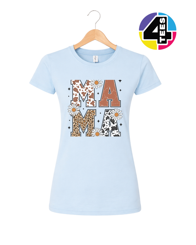 Mama Patchwork Floral Women's Tee