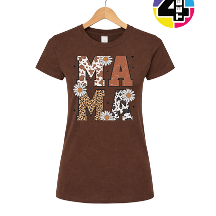 Mama Patchwork Floral Women's Tee