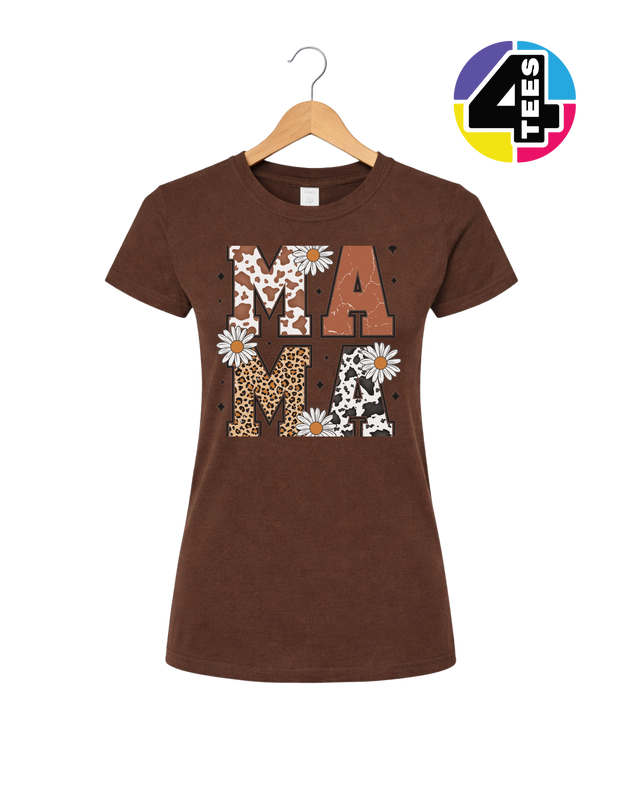 Mama Patchwork Floral Women's Tee