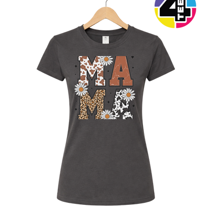 Mama Patchwork Floral Women's Tee