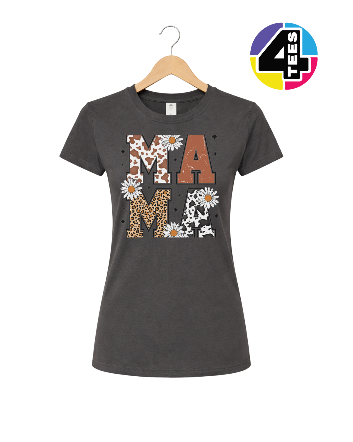 Mama Patchwork Floral Women's Tee