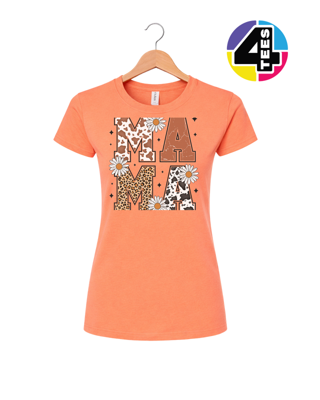 Mama Patchwork Floral Women's Tee