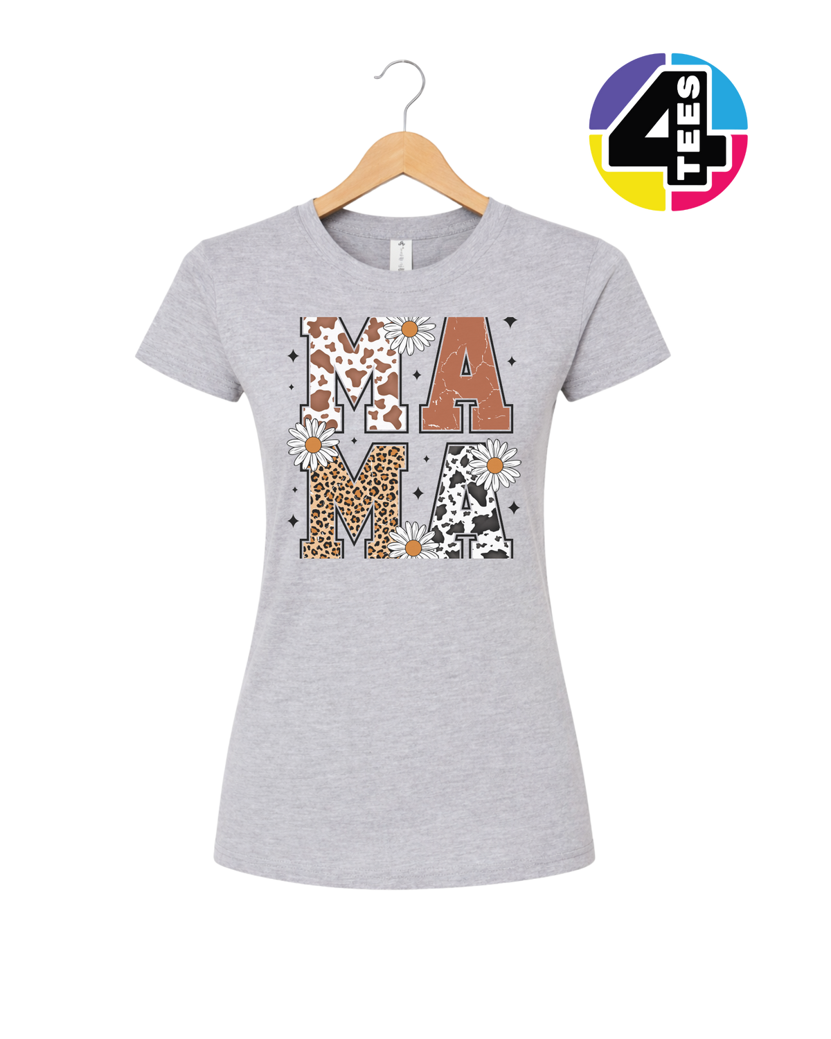 Mama Patchwork Floral Women's Tee