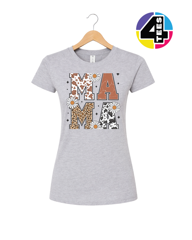Mama Patchwork Floral Women's Tee