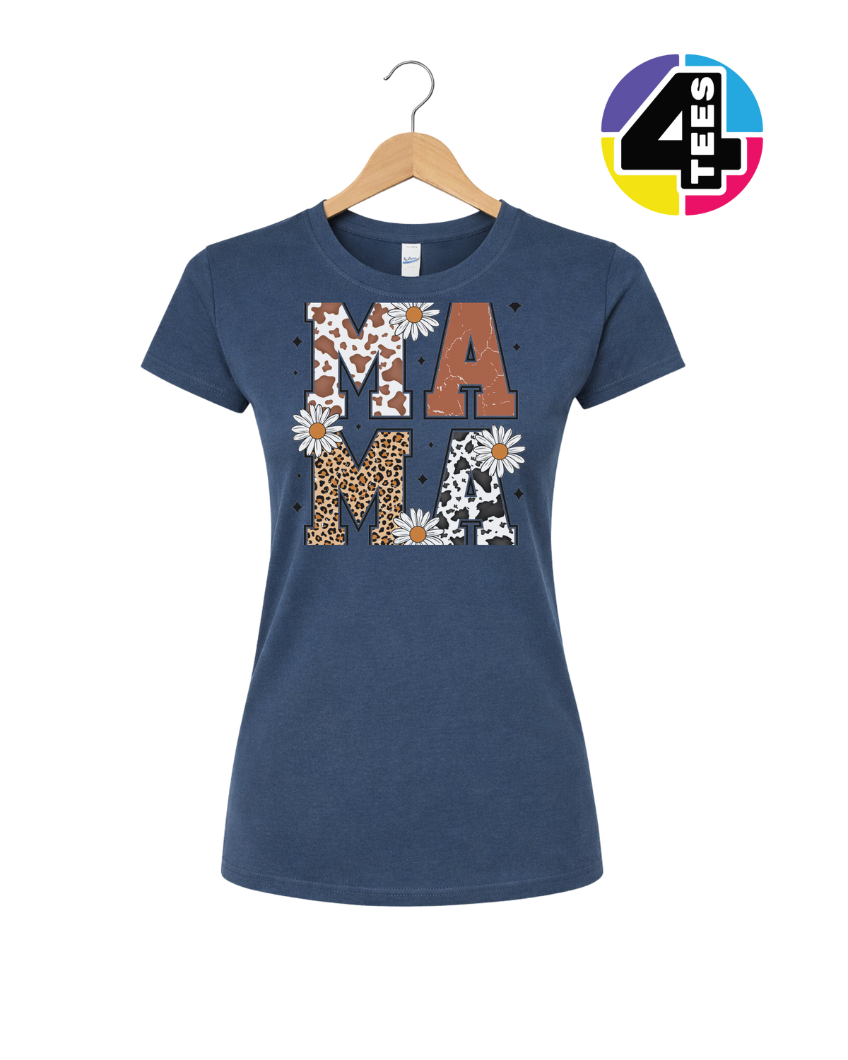 Mama Patchwork Floral Women's Tee