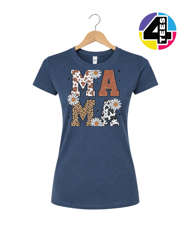 Mama Patchwork Floral Women's Tee