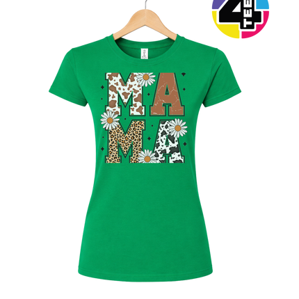 Mama Patchwork Floral Women's Tee