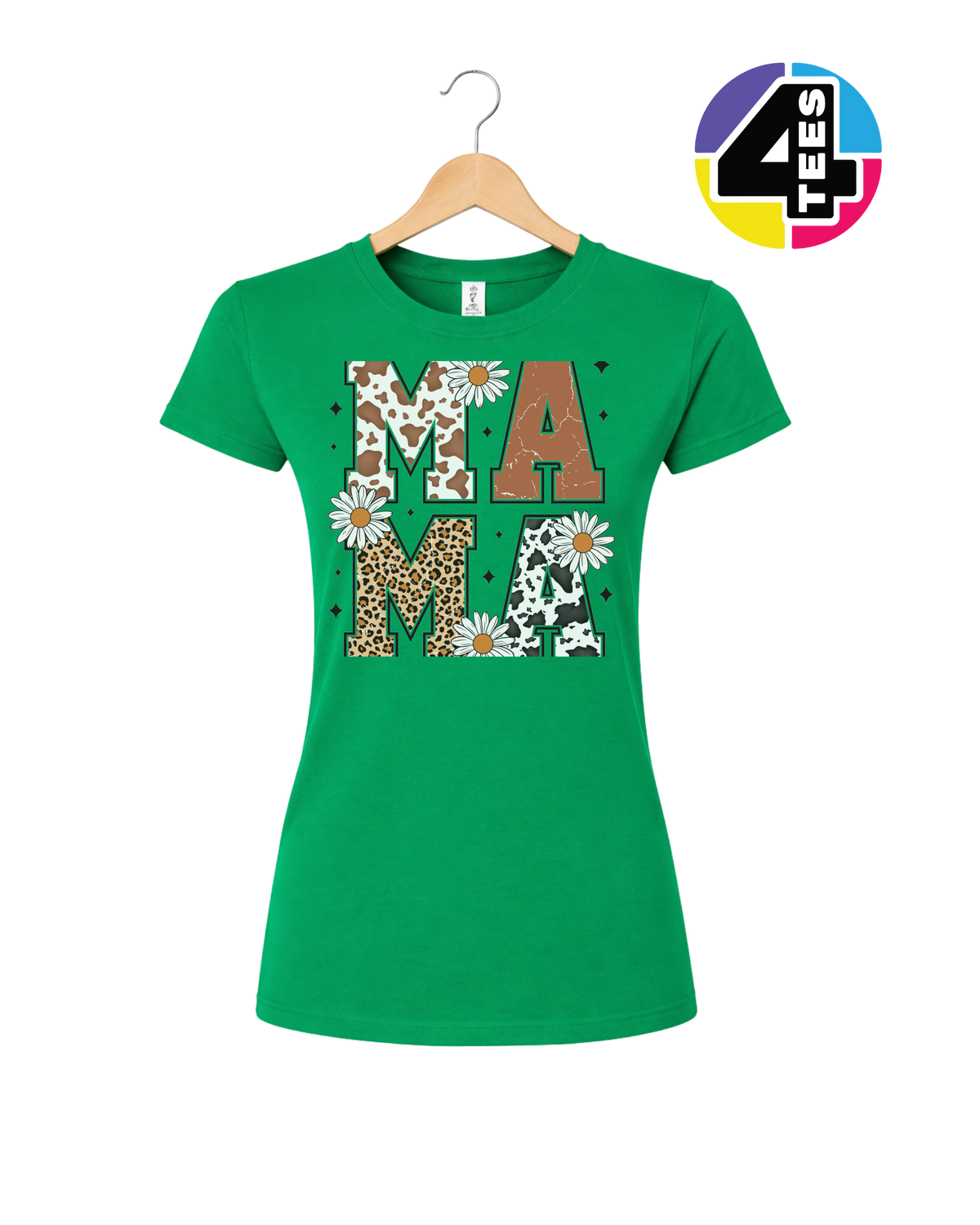 Mama Patchwork Floral Women's Tee
