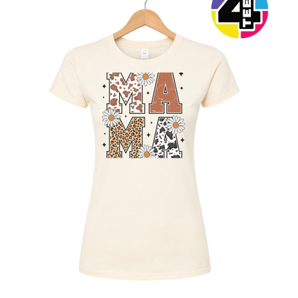 Mama Patchwork Floral Women's Tee