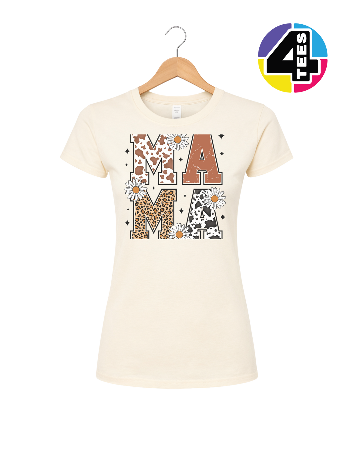 Mama Patchwork Floral Women's Tee