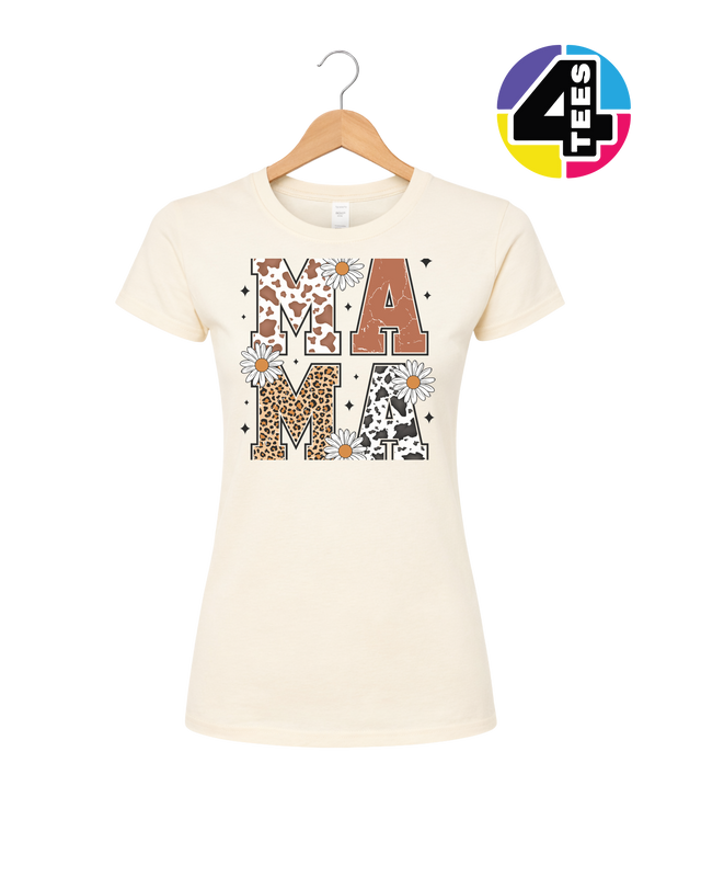 Mama Patchwork Floral Women's Tee