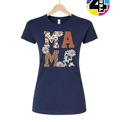 Mama Patchwork Floral Women's Tee