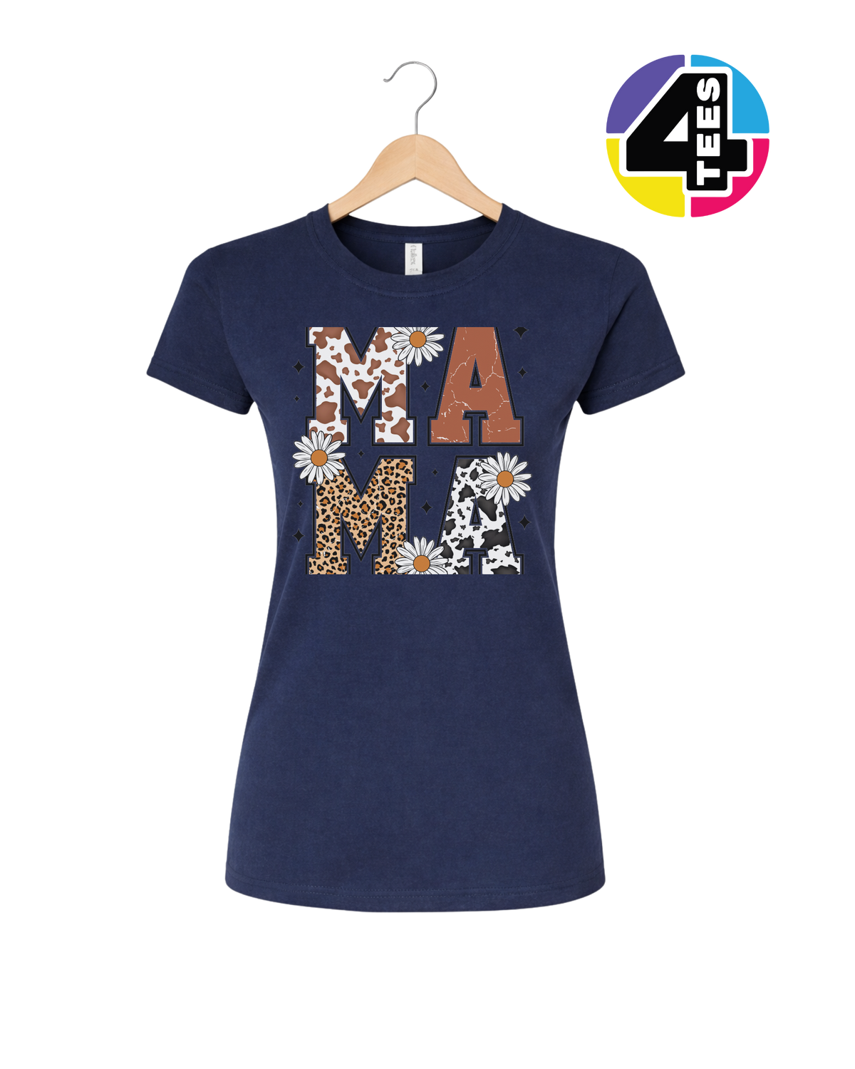 Mama Patchwork Floral Women's Tee