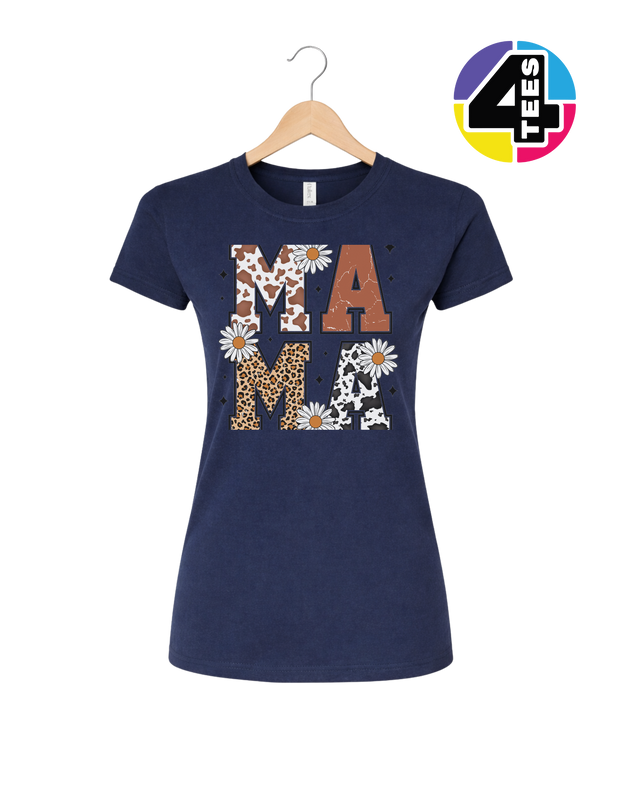 Mama Patchwork Floral Women's Tee