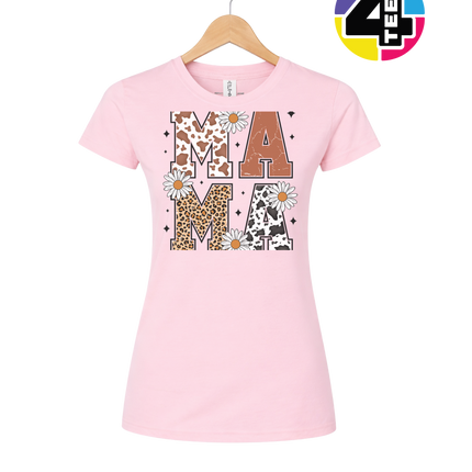 Mama Patchwork Floral Women's Tee