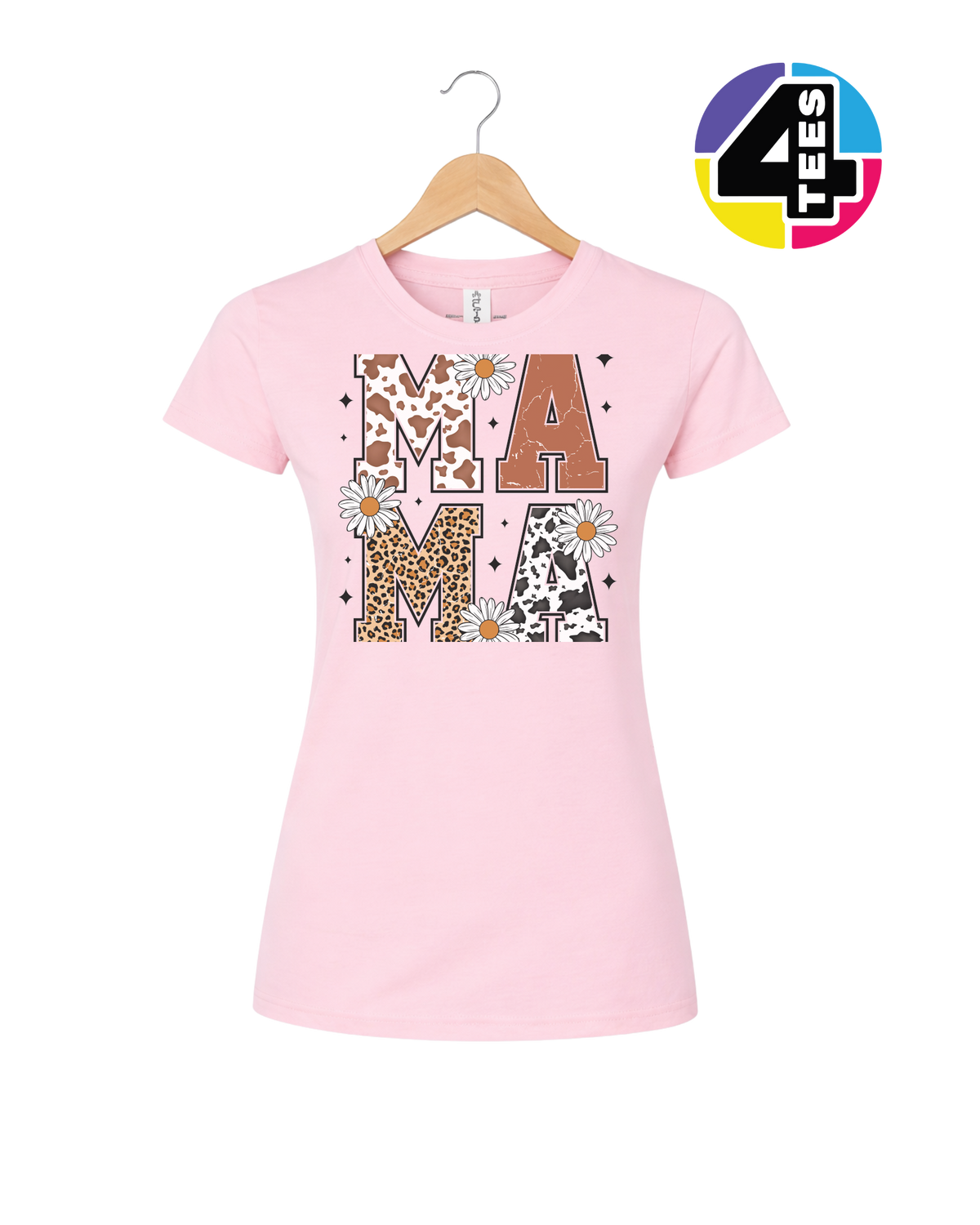 Mama Patchwork Floral Women's Tee