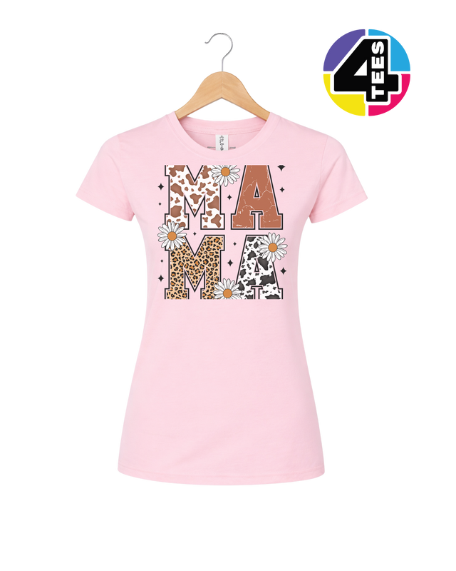 Mama Patchwork Floral Women's Tee