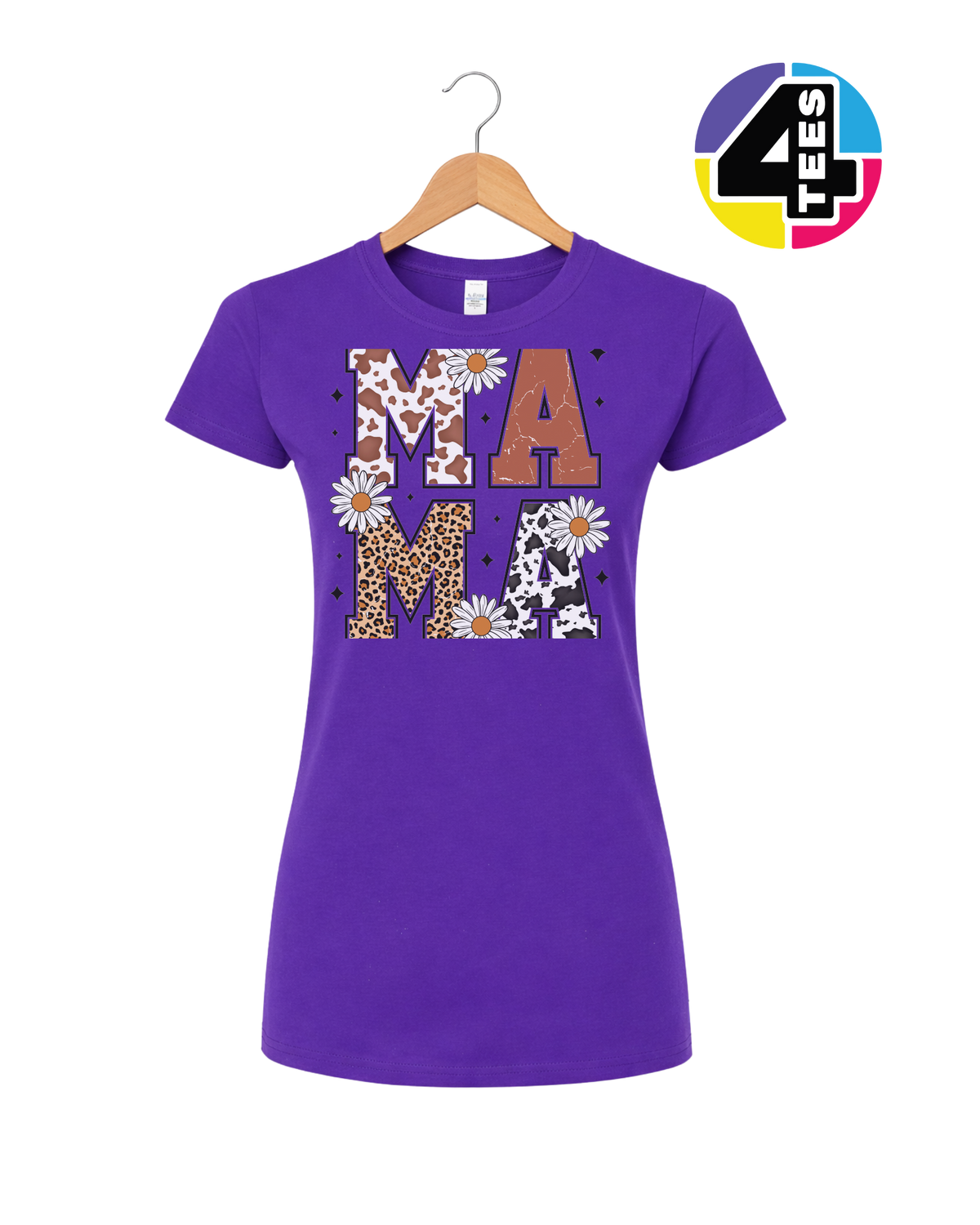 Mama Patchwork Floral Women's Tee