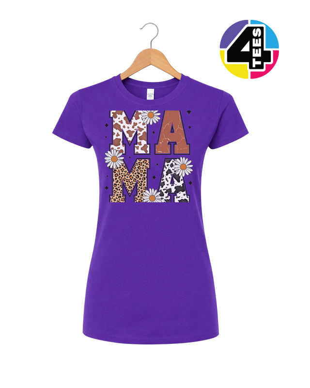 Mama Patchwork Floral Women's Tee