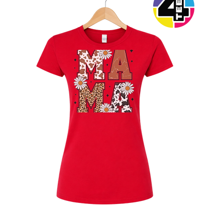 Mama Patchwork Floral Women's Tee