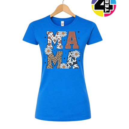 Mama Patchwork Floral Women's Tee