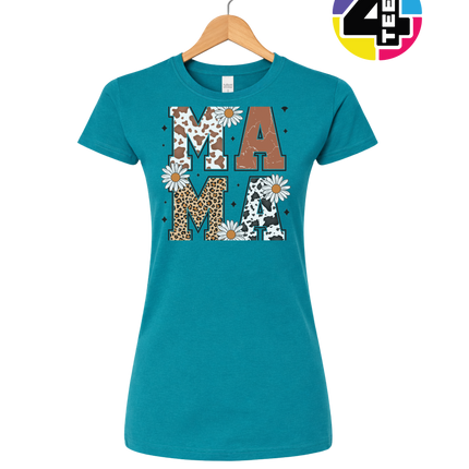 Mama Patchwork Floral Women's Tee