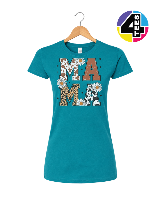 Mama Patchwork Floral Women's Tee