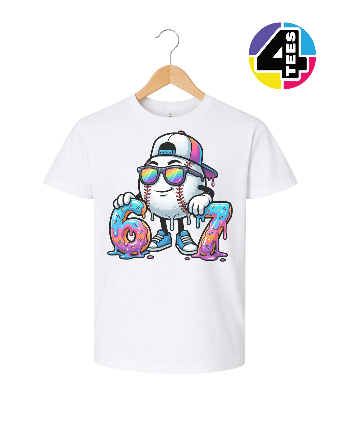 Drip Vibes Slugger 67 Youth Tee