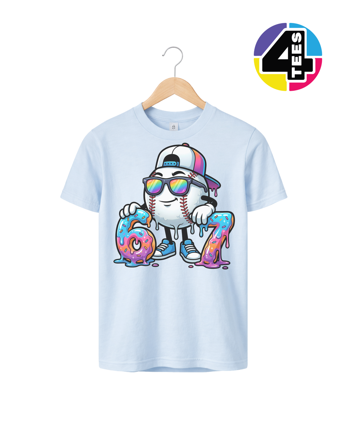 Drip Vibes Slugger 67 Youth Tee
