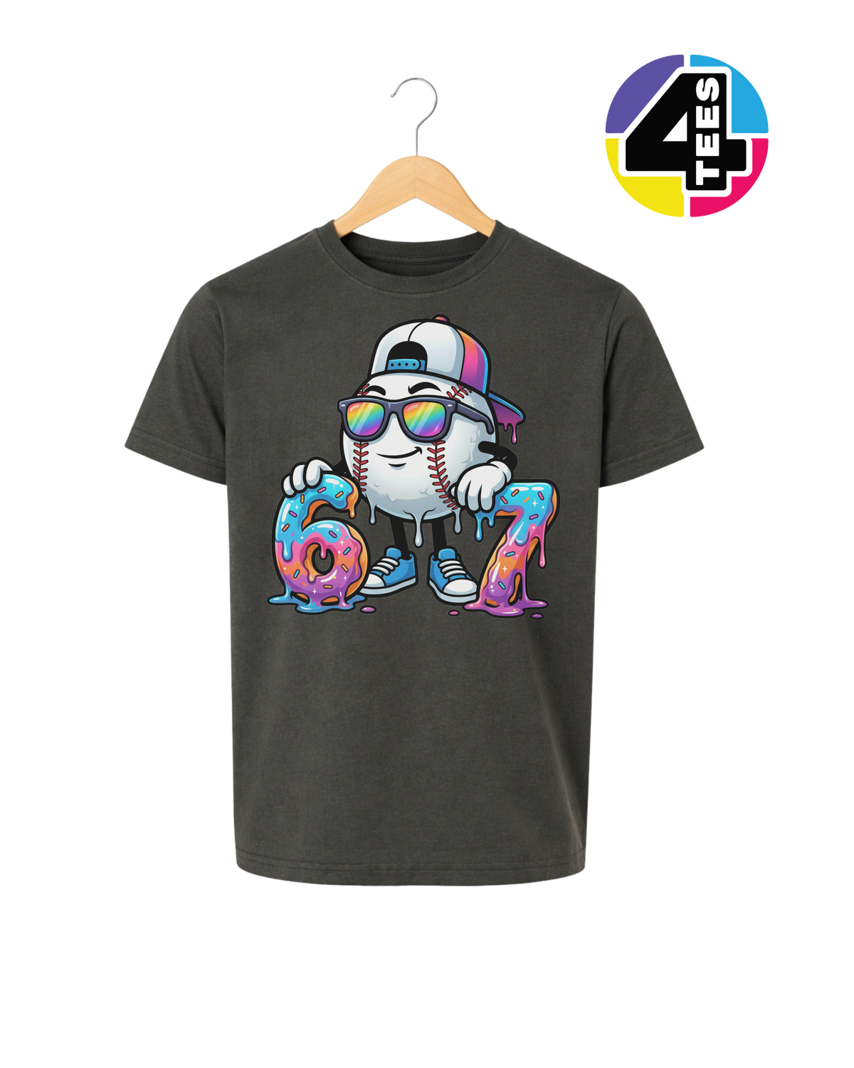 Drip Vibes Slugger 67 Youth Tee