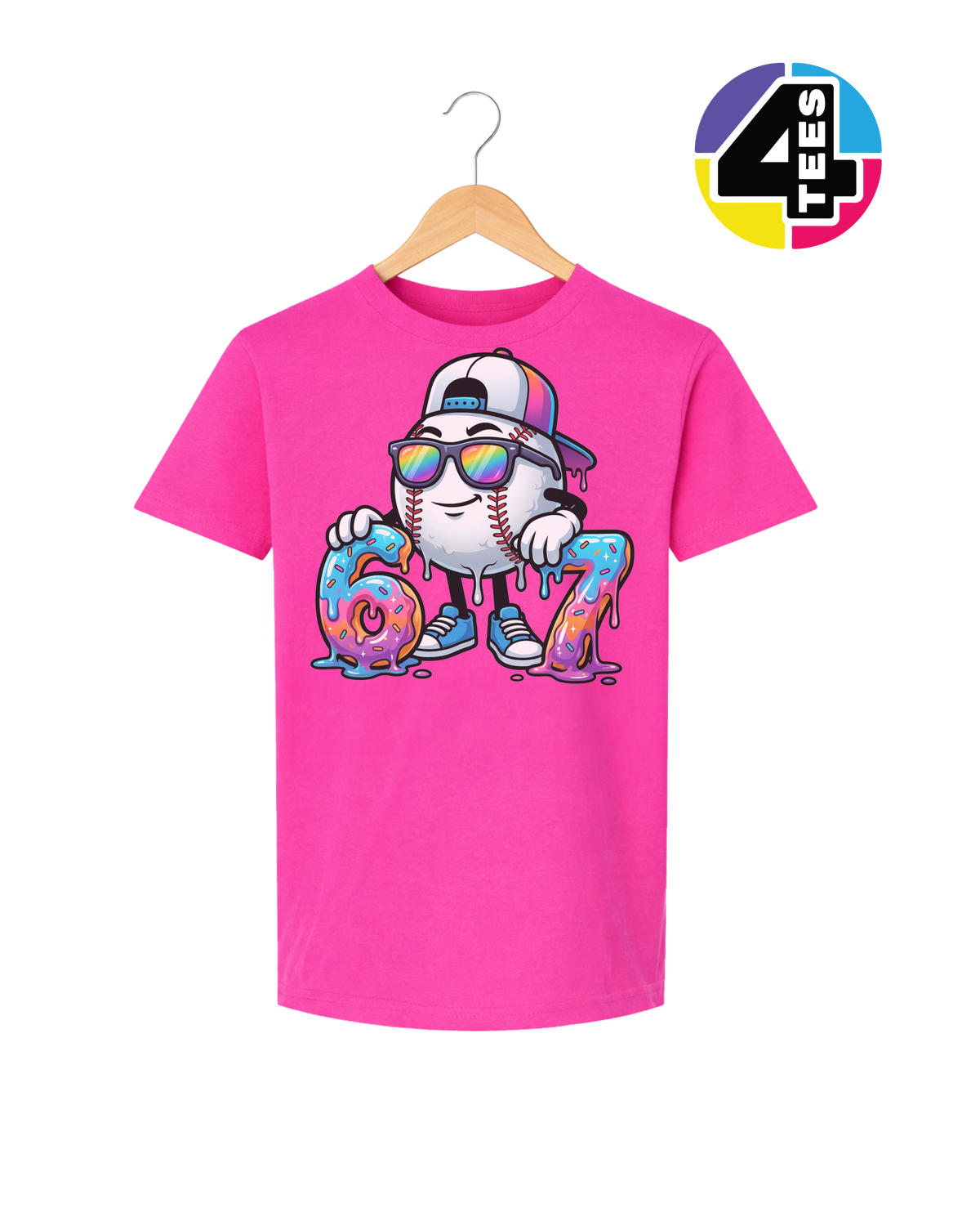 Drip Vibes Slugger 67 Youth Tee
