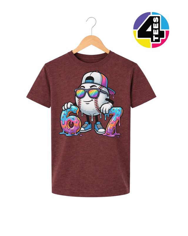 Drip Vibes Slugger 67 Youth Tee