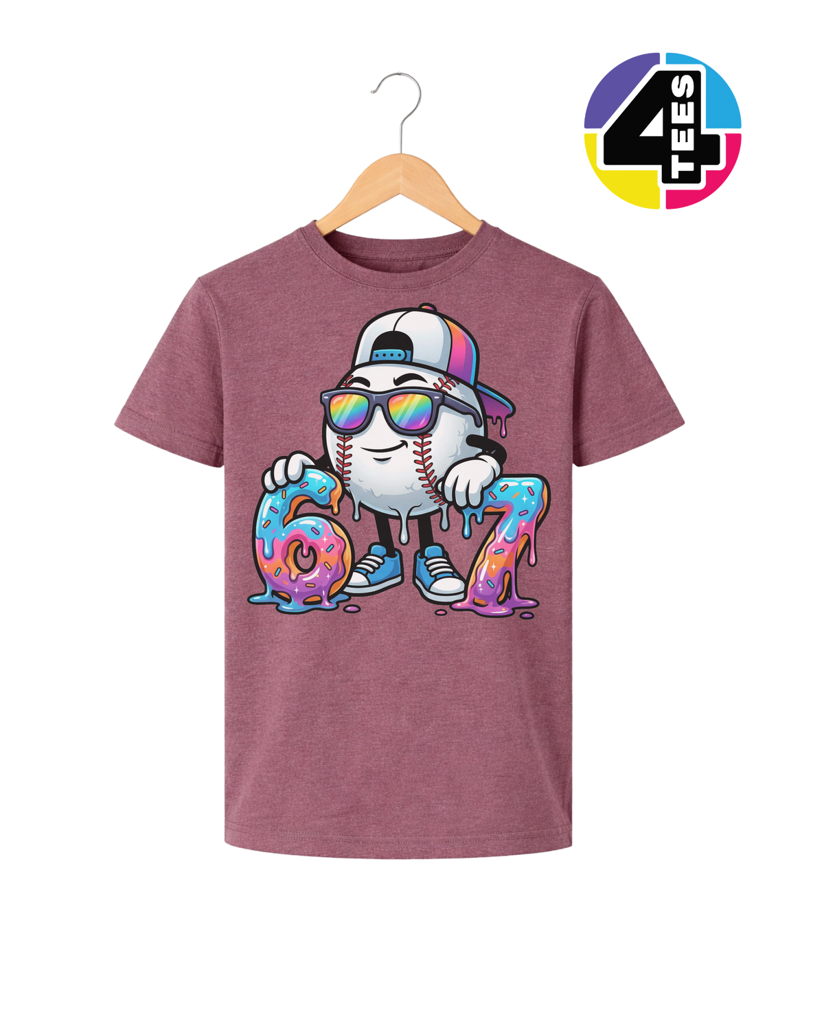 Drip Vibes Slugger 67 Youth Tee