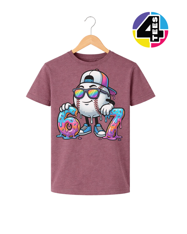 Drip Vibes Slugger 67 Youth Tee