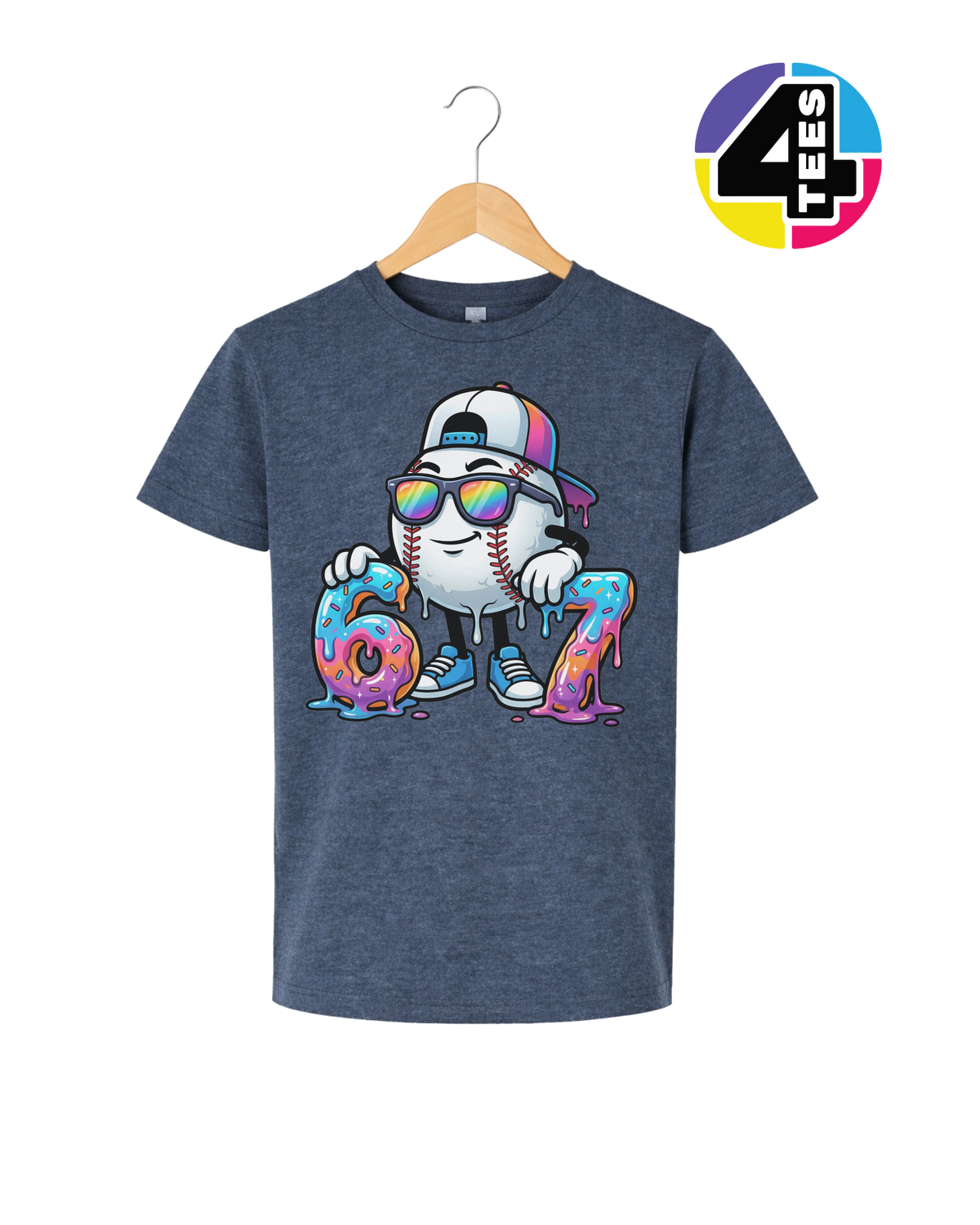 Drip Vibes Slugger 67 Youth Tee