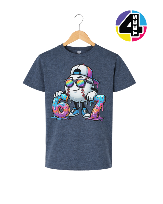 Drip Vibes Slugger 67 Youth Tee