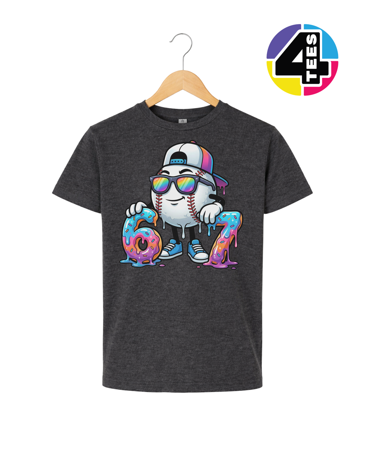Drip Vibes Slugger 67 Youth Tee