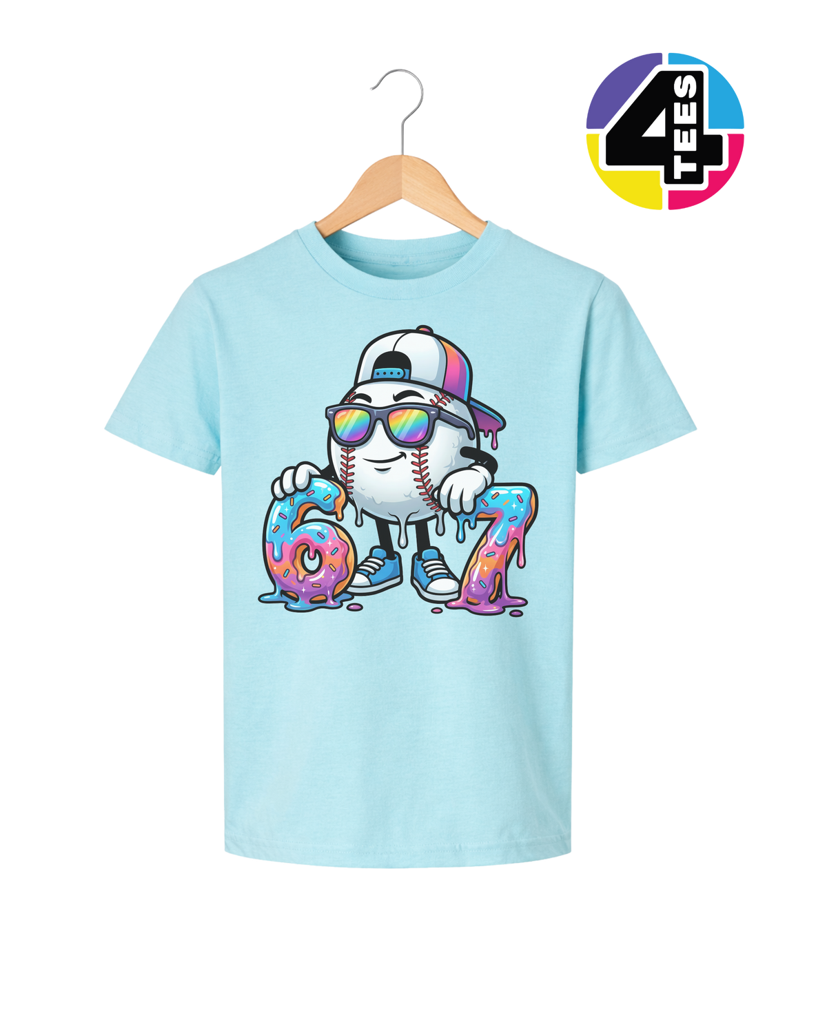 Drip Vibes Slugger 67 Youth Tee