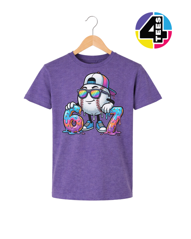 Drip Vibes Slugger 67 Youth Tee