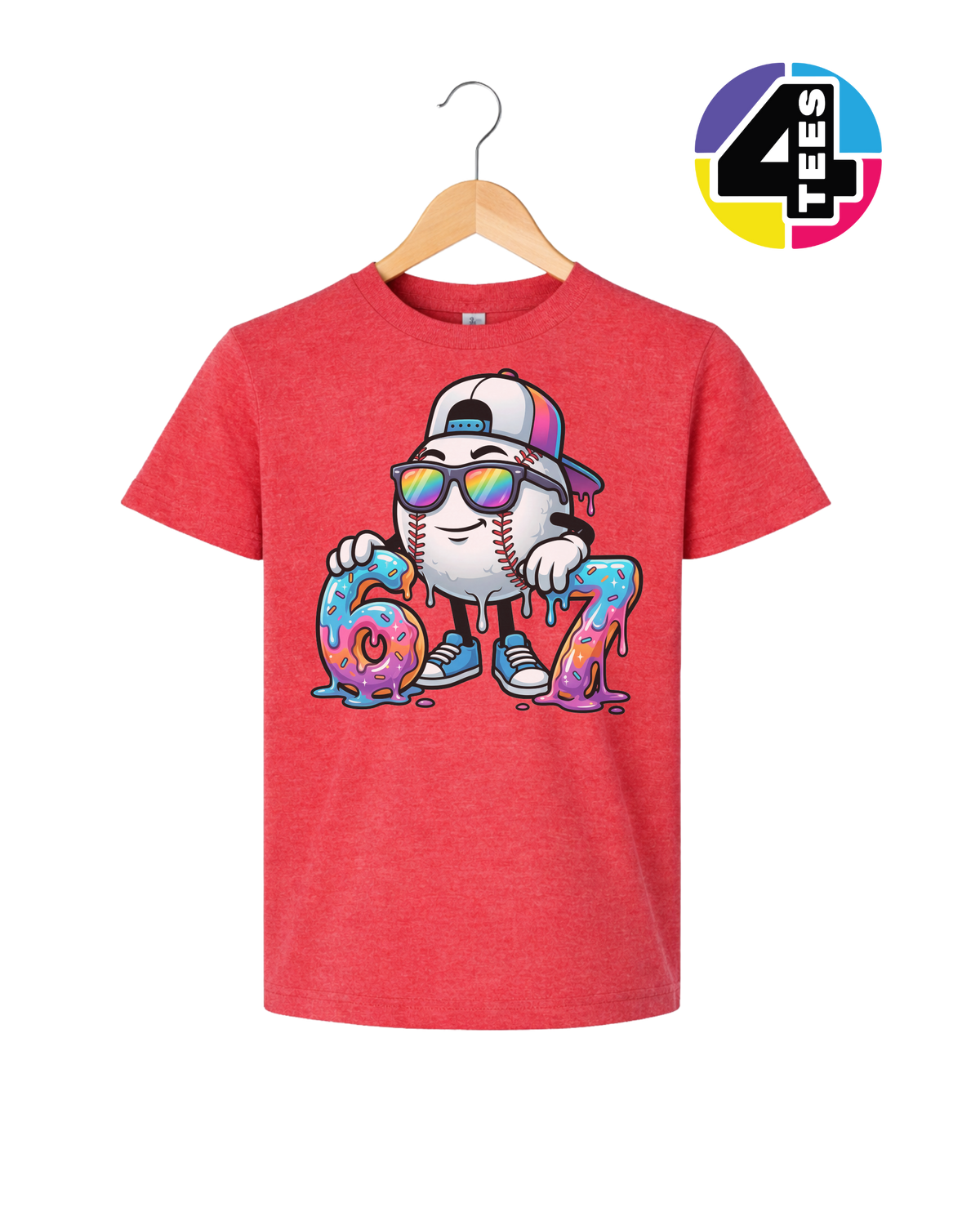 Drip Vibes Slugger 67 Youth Tee