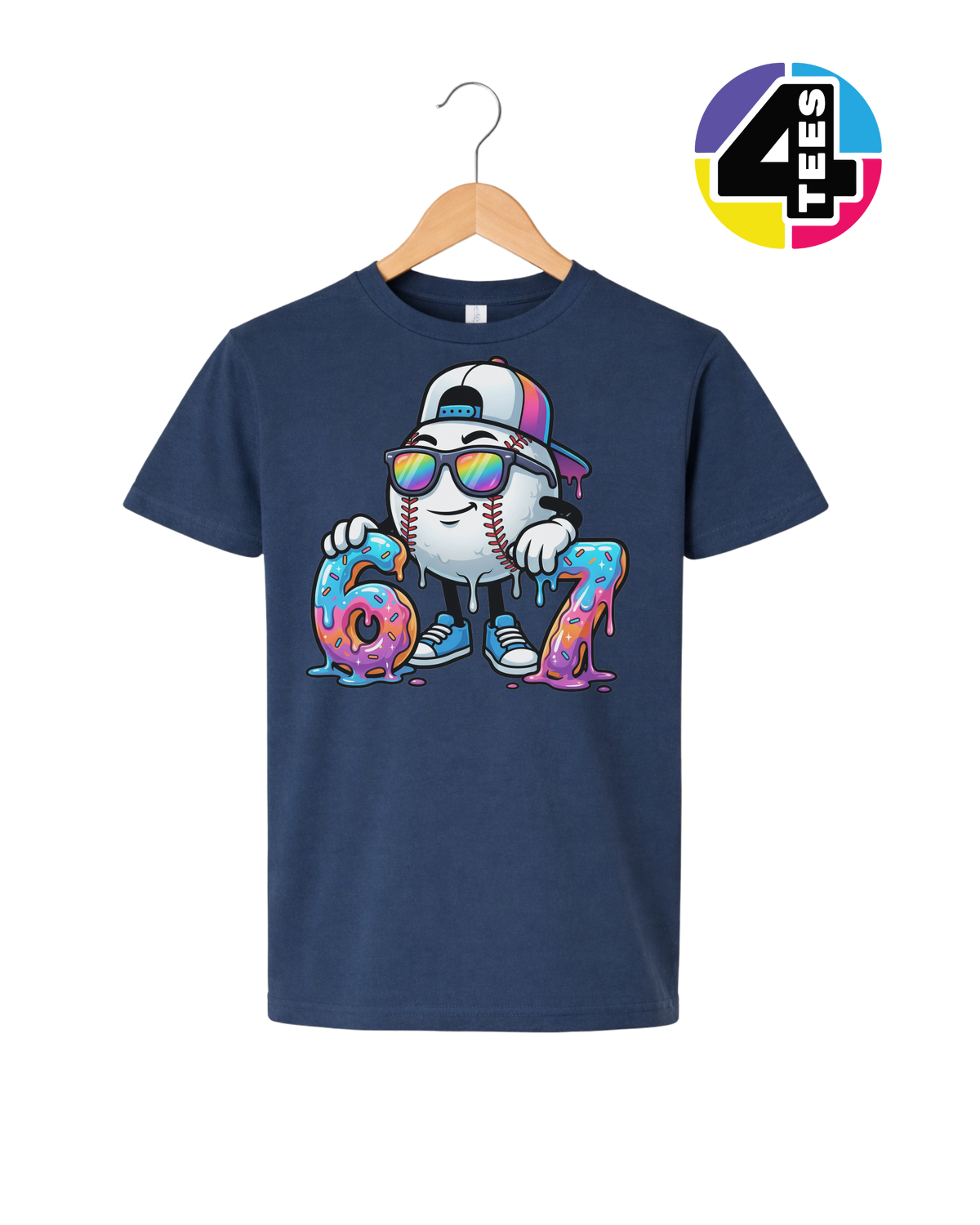 Drip Vibes Slugger 67 Youth Tee