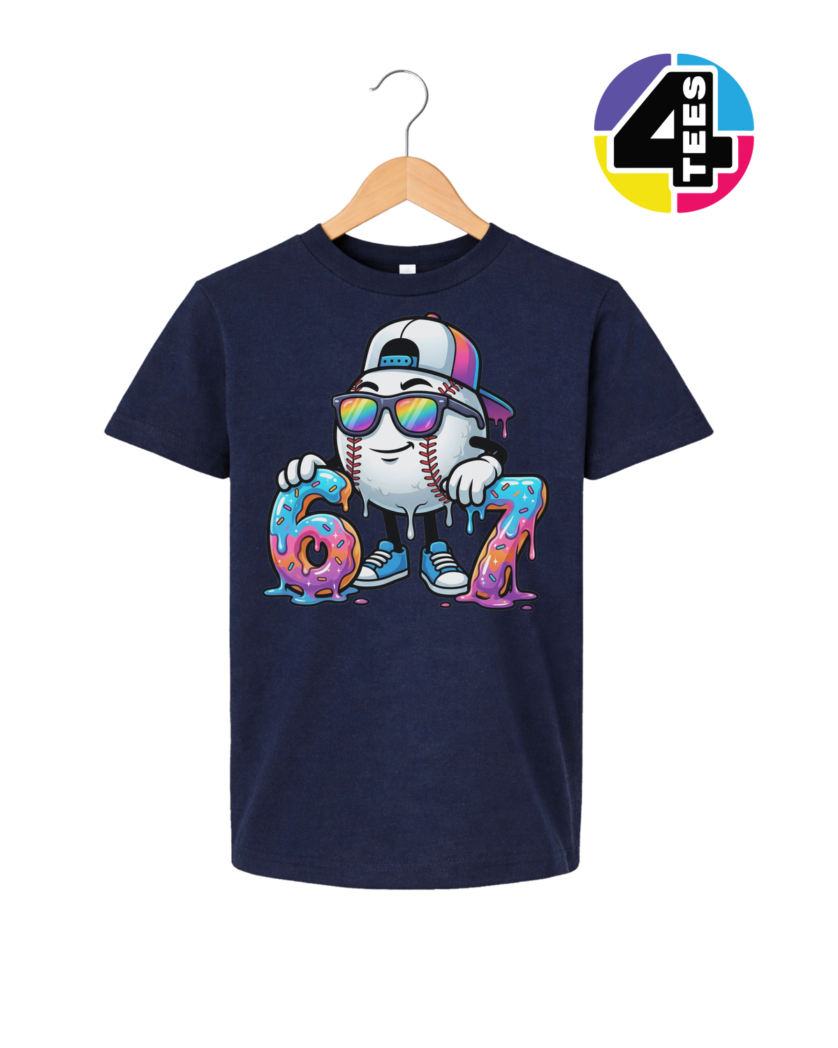 Drip Vibes Slugger 67 Youth Tee
