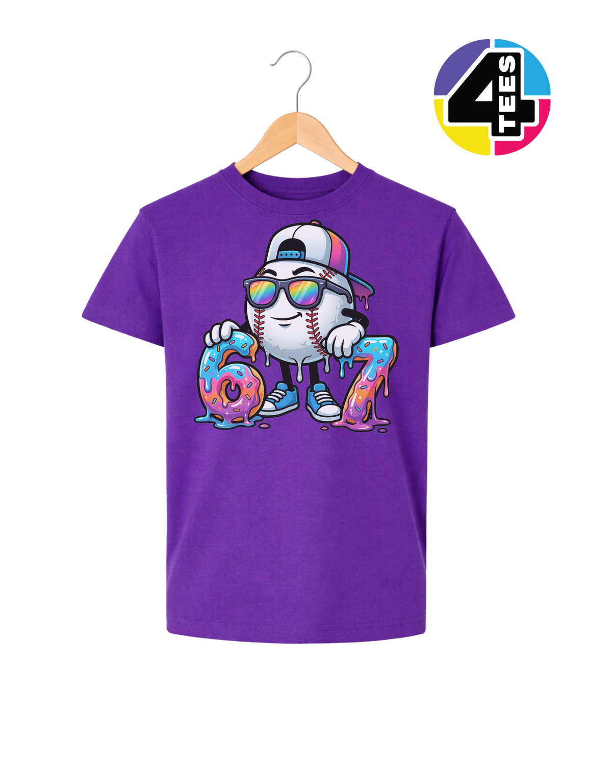 Drip Vibes Slugger 67 Youth Tee