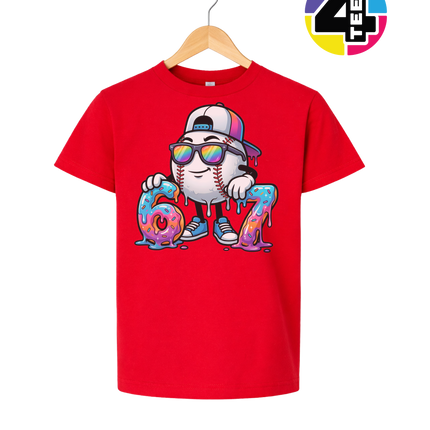 Drip Vibes Slugger 67 Youth Tee