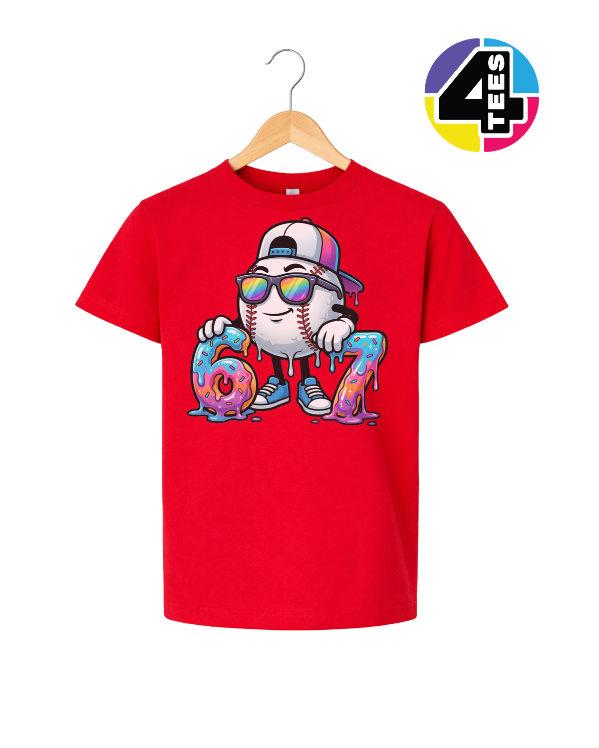 Drip Vibes Slugger 67 Youth Tee